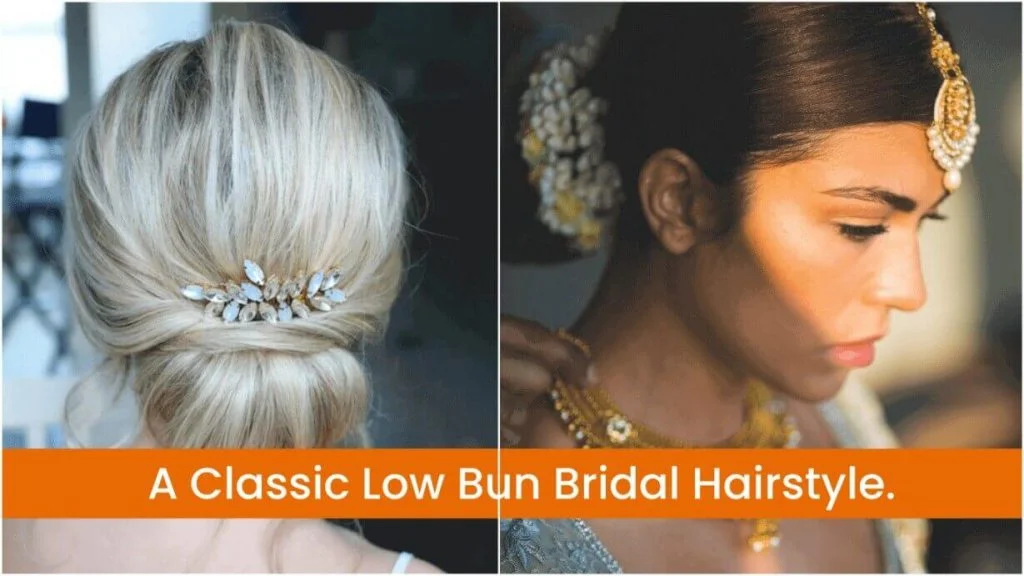 Best 7 Evergreen Indian Bridal Hairstyles 5 the classic low bun