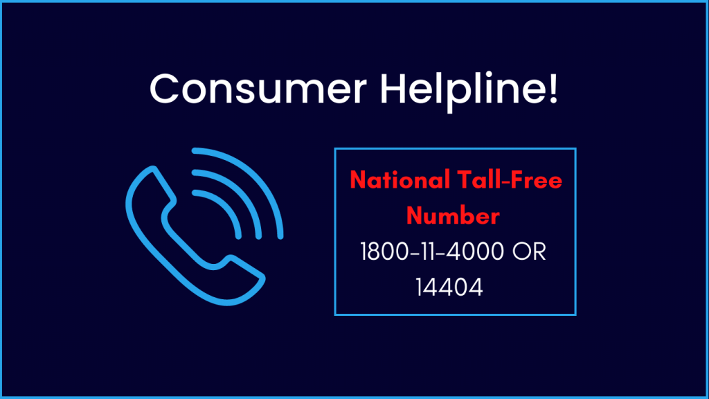 consumer helpline number