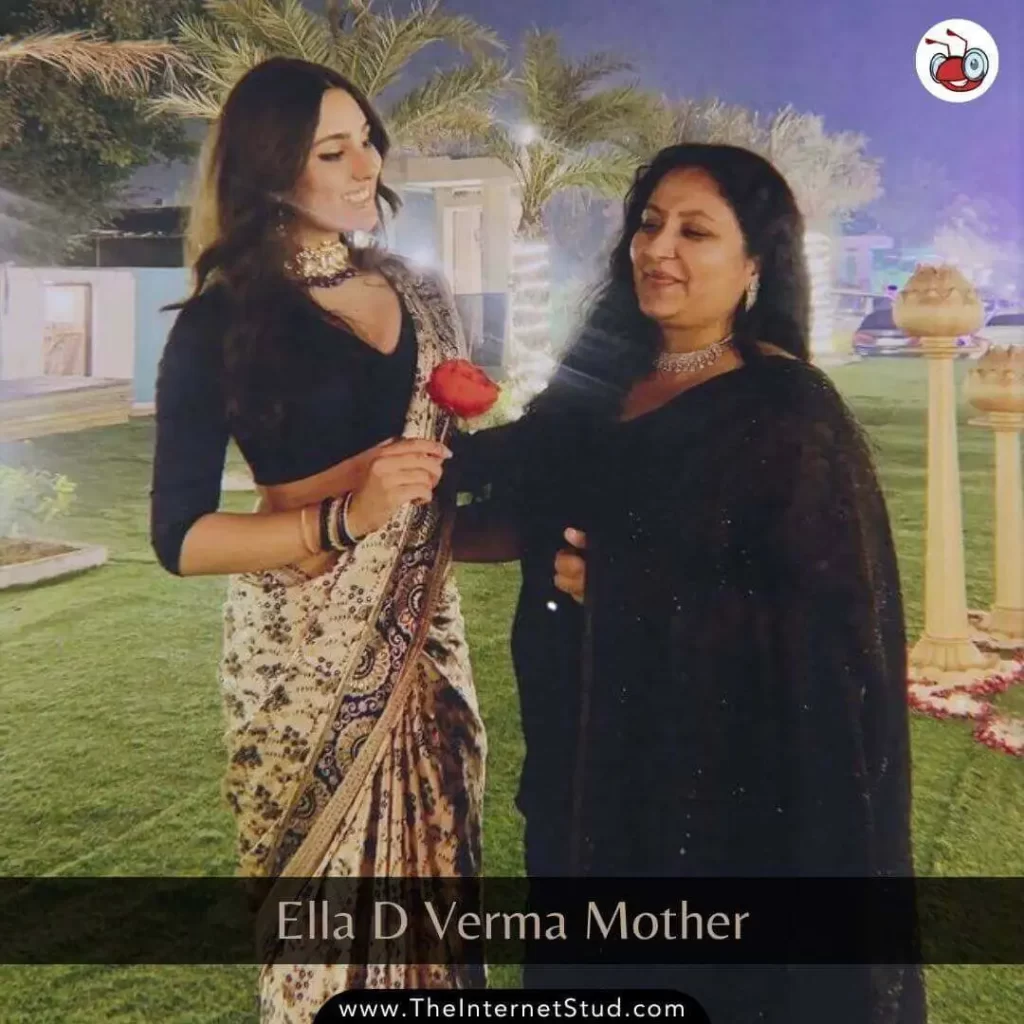 Ella D Verma Family, mother, father, and sister