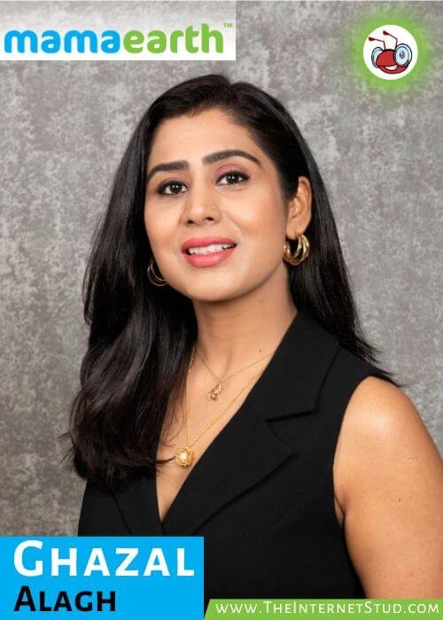 Ghazal Alagh, 35, Mamaearth - Top 10 Young Female Entrepreneurs in India